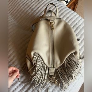 Rebecca Minkoff Leather Fringe Backpack